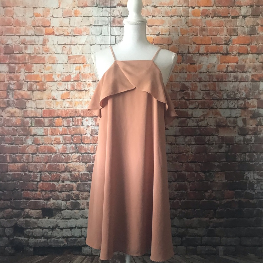 Keepsake / Adjustable Spaghetti Strap Midi Dress